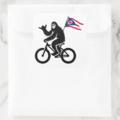 Sticker Carré Drapeau Bigfoot Cycling Ohio (Sac)