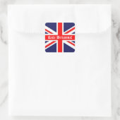 Sticker Carré Drapeau Britannia - Anglais (Sac)