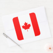 Sticker Carré Drapeau canadien (Enveloppe)