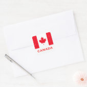 STICKER CARRÉ DRAPEAU CANADIEN (Enveloppe)