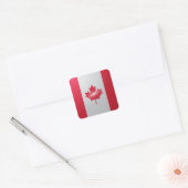 Sticker Carré Drapeau carré du Canada (Enveloppe)