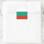 Sticker Carré Drapeau de Bulgarie (Sac)
