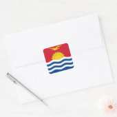Sticker Carré Drapeau de Kiribati (Enveloppe)