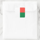 Sticker Carré Drapeau de Madagascar (Sac)
