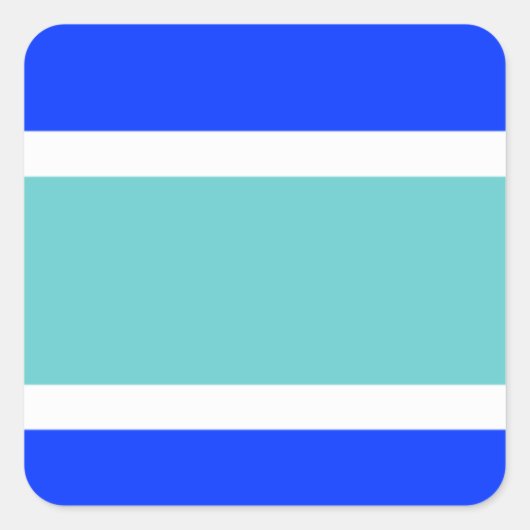 Sticker Carré Drapeau de Marbella (Devant)