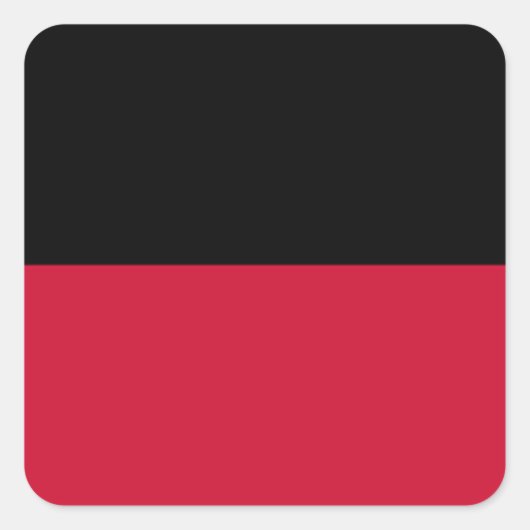 Sticker Carré Drapeau de Nimègue (Devant)