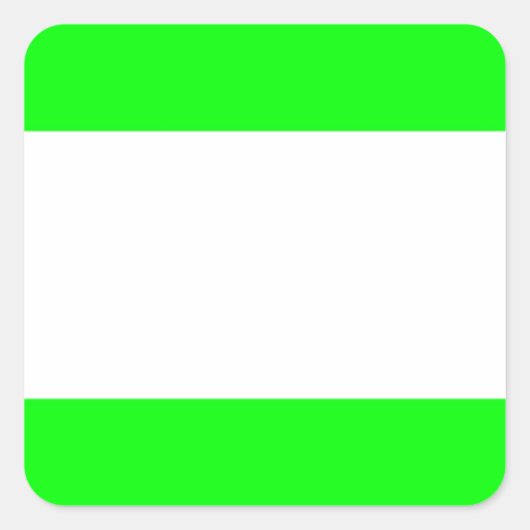 Sticker Carré Drapeau de Rotterdam (Devant)