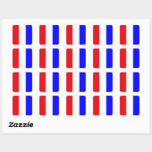 Sticker Carré Drapeau de signaux de code "T" (Tango) (Feuille)