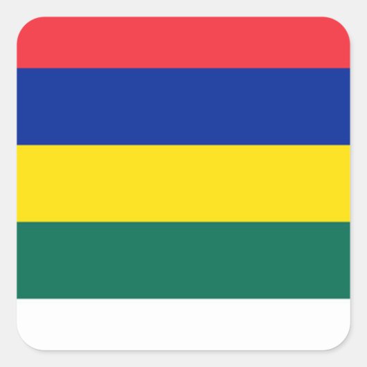 Sticker Carré Drapeau de Terschelling (Devant)