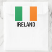 STICKER CARRÉ DRAPEAU D'IRLANDE (Sac)