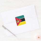 Sticker Carré Drapeau du Mozambique (Enveloppe)