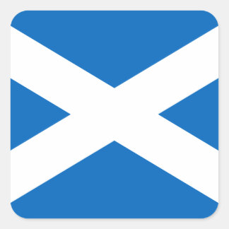 Sticker Carré Drapeau écossais Saltire