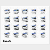 Sticker Carré Drapeau Estonie Pride X (Feuille)