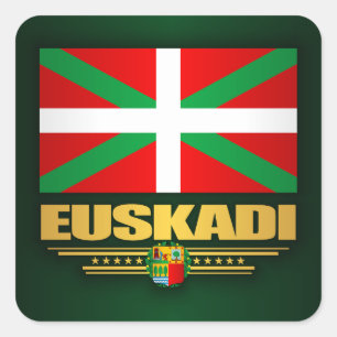 Sticker Carré Drapeau Euskadi