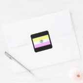 Sticker Carré Drapeau Gay Twink Pride (Enveloppe)