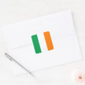 Sticker Carré drapeau irlandais (Enveloppe)