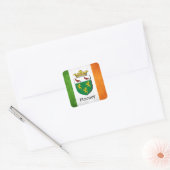 Sticker Carré Drapeau irlandais Rooney (Enveloppe)