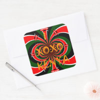 Drapeau Kenya d'inspiration africaine - Art Abstra