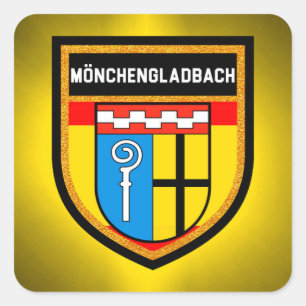 Sticker Carré Drapeau Mönchengladbach