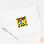 Sticker Carré Drapeau Mönchengladbach (Enveloppe)