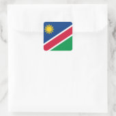 Sticker Carré Drapeau namibien (Sac)