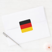Sticker Carré Drapeau national allemand (Enveloppe)