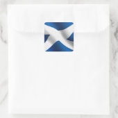 Sticker Carré Drapeau national écossais & St Andrew Patriotic (Sac)