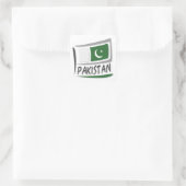 Sticker Carré Drapeau Pakistan Pride X (Sac)
