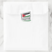 Sticker Carré Drapeau Palestine Pride X (Sac)