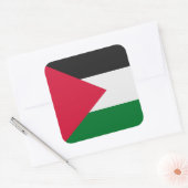 Sticker Carré Drapeau palestinien (Enveloppe)