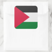 Sticker Carré Drapeau palestinien (Sac)