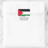 Sticker Carré Drapeau palestinien (Sac)
