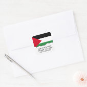 Sticker Carré Drapeau palestinien (Enveloppe)