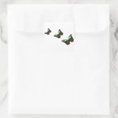 Sticker Carré Drapeau papillon bulgare (Sac)
