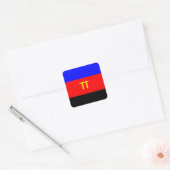 Sticker Carré Drapeau polyaméen (Enveloppe)