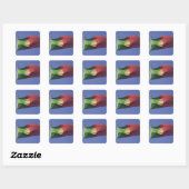 Sticker Carré Drapeau portugais RF) (Feuille)