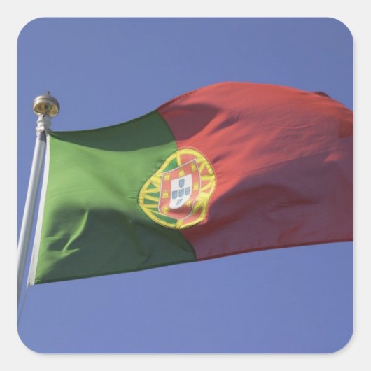 Sticker Carré Drapeau portugais RF) (Devant)