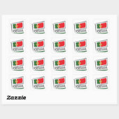 Sticker Carré Drapeau Portugal Pride X (Feuille)