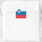 Sticker Carré Drapeau Slovénie (Sac)