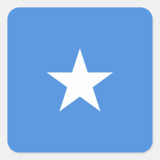 Sticker Carré Drapeau somalien