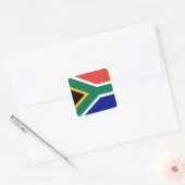 Sticker Carré drapeau sud-africain (Enveloppe)