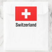 STICKER CARRÉ DRAPEAU SUISSE (Sac)