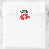 Sticker Carré Drapeau suisse (Sac)