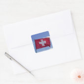 Sticker Carré Drapeau suisse RF) (Enveloppe)