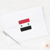 Sticker Carré Drapeau syrien (Enveloppe)