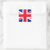 Sticker Carré Drapeau Union Jack du Royaume-Uni (Sac)