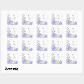 Sticker Carré Dreamy Lilac Mariage (Feuille)