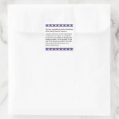 Sticker Carré Droits de premier amendement (Sac)