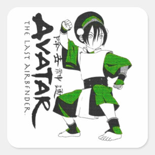 Sticker Carré Drôle Anime Girl Japonaise Otaku Manga Japon