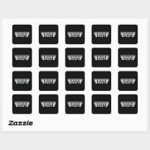 Sticker Carré Drone Camera Quadcopter FPV Drones Idée cadeau (Feuille)